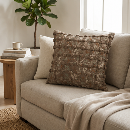 Geometric Bubble Cushion Cover